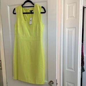 NWT Ann Taylor Vibrant Yellow Dress Size 8